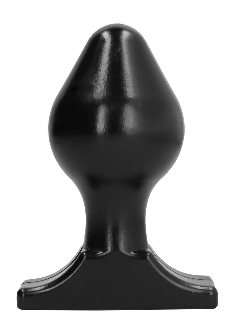 All Black Graduele Buttplug 16 cm