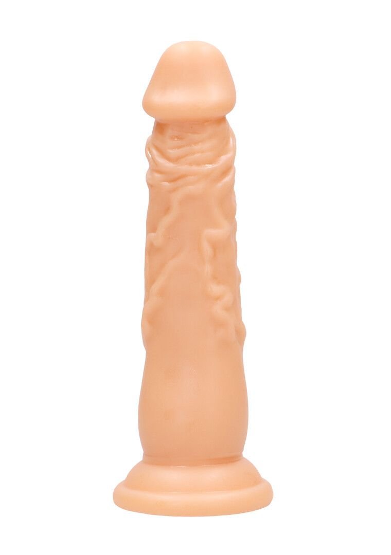 GC door Shots realistisch dildo 19 cm geaderd, zwart