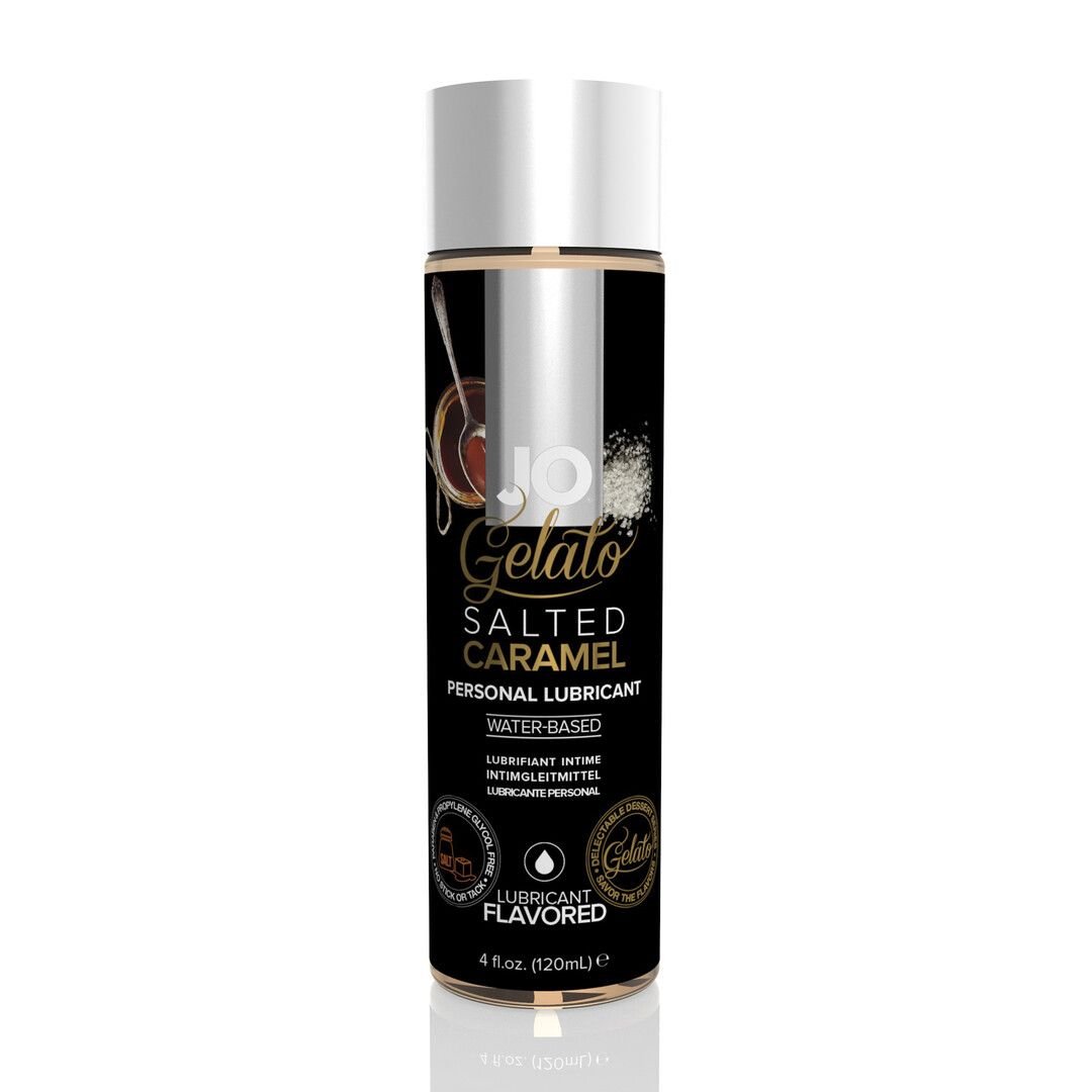 JO Gelato Gezouten Karamel Dessert Glijmiddel, 120 ml