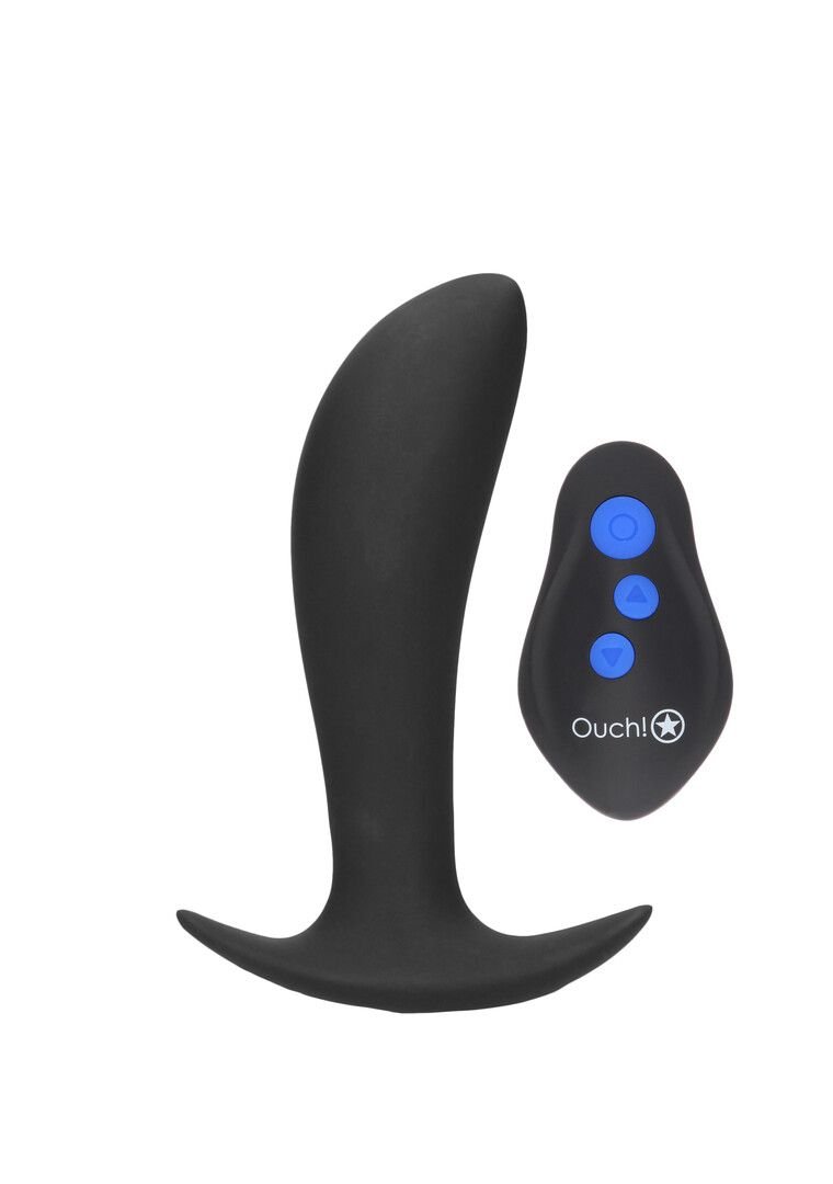 Ouch! electro-stim vibrerend anaalplug afstandsbediening