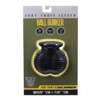 Doc Johnson bal bunker stretcher in zwart siliconen, afbeelding 2