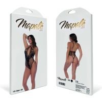 Mapalé Bodysuit visnet bloemmotief dual neckline, afbeelding 5