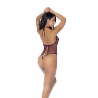 Mapalé Bodysuit visnet bloemmotief dual neckline, afbeelding 3
