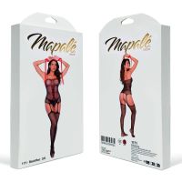 Mapalé verpleegster visnet bodystocking met manchetten, afbeelding 2