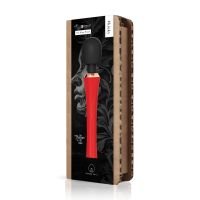 Totally For U The King Krachtige Massagestaf Rood Zwart, afbeelding 2
