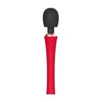 Totally For U The King Krachtige Massagestaf Rood Zwart, afbeelding 4