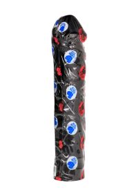 All Black Realistische Dildo met Aderen 31cm, afbeelding 2