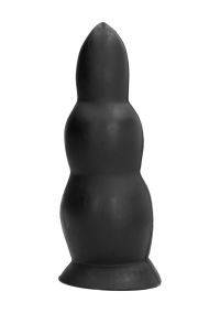 All Black Geleidelijke Anaalplug Intensief 23cm