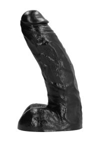 All Black Dubbele Dildo 26 cm