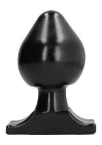 All Black Anaalplug 19cm Flexibel PVC