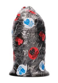 All Black Gerimpelde Anaalplug 16cm, afbeelding 2