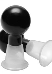 XR Brands See Thru Helder Tepel Pomp Hand Bol Ontwerp