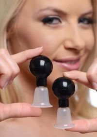 XR Brands See Thru Helder Tepel Pomp Hand Bol Ontwerp, afbeelding 3