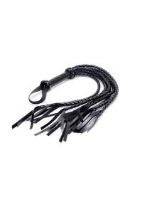 XR Brands vlechtleren flogger, afbeelding 4