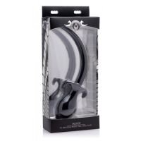 XR Brands Woof XL siliconen puppy staart buttplug, afbeelding 2