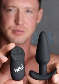 XR Brands Vibratoire Siliconen Plug Afstandsbediening 21 Patronen, afbeelding 3