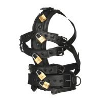 XR Brands Gevoelde hoofd harnas en muzzle, afbeelding 4