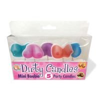 Little Genie Dirty Boob Kaarsen, 5-Pack, afbeelding 2