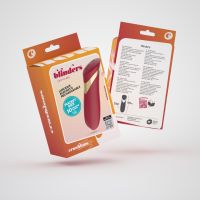 Crushious Blinders oplaadbare vibrator rood, afbeelding 2