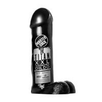 XR Brands The Titan Dildo XXL Zwart 36,8cm, afbeelding 2