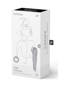 Satisfyer High Fashion Air Pulse Stimulator Zilver, afbeelding 2