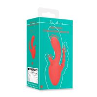 Loveline Mini Triple Stimulation Vibrator Rood, afbeelding 2