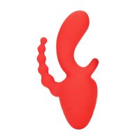 Loveline Mini Triple Stimulation Vibrator Rood, afbeelding 4