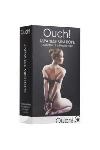 Ouch! Japans mini touw zwart 1,5m compact, afbeelding 2