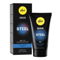 Pjur MAN Steel Massage Gel Warming Tingling, 50ml