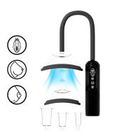 Pumped by Shots Automatische Tepel- en Vulva Zuigpomp met Tong