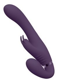 VIVE Suki Vibrerende Strapless Strap-On Paars, afbeelding 4