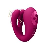 VIVE Yoko Driedubbele Actie Dubbele Tanden Vibrator Pulsgolf