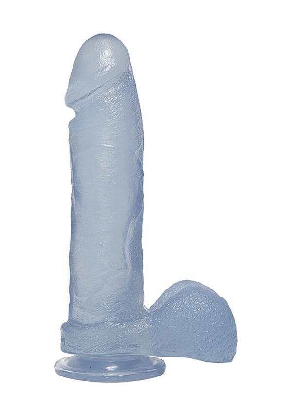 Doc Johnson Crystal Jellies Dildo met Ballen 20cm