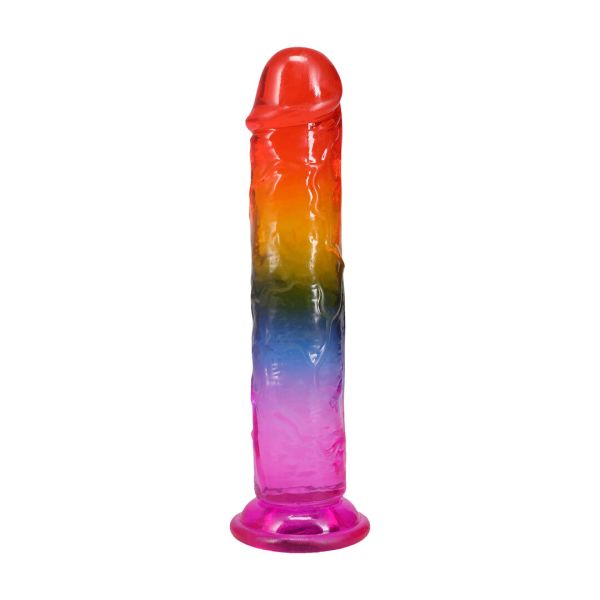 Doc Johnson Regenboog Klassiek Dildo, 20cm
