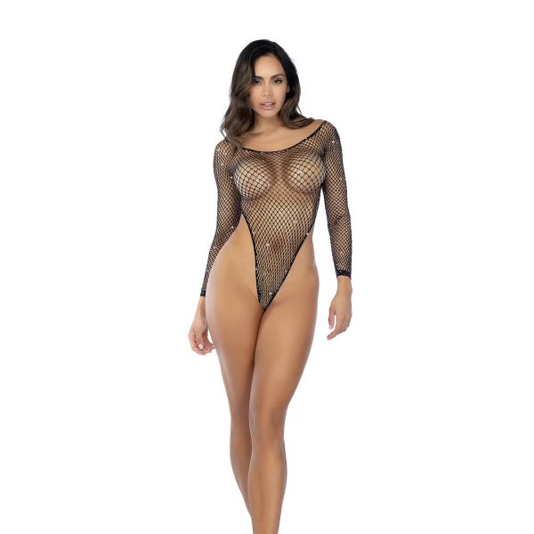 Mapalé Bodysuit lange mouwen rhinestones