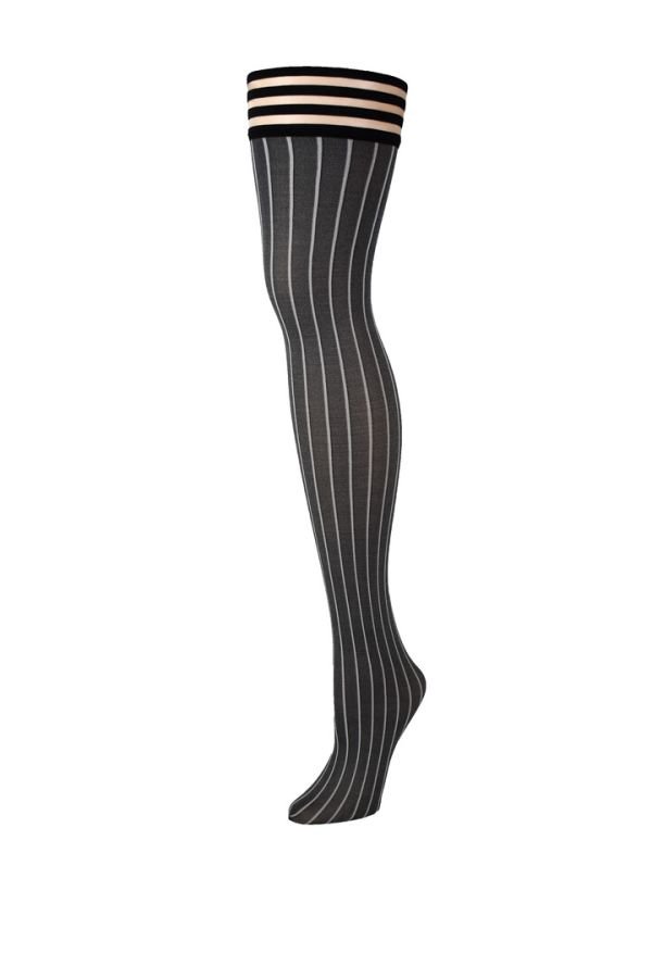 Kix'ies Annabelle pinstripe bovenbenen voor werk en spel, grijs