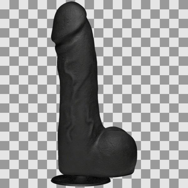 Doc Johnson Perfect Cock 19cm Zwart Compact