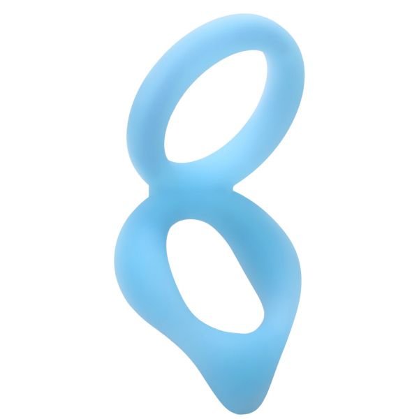 Doc Johnson Duaal Verbetering Blauw Gloed Stimulator Ring