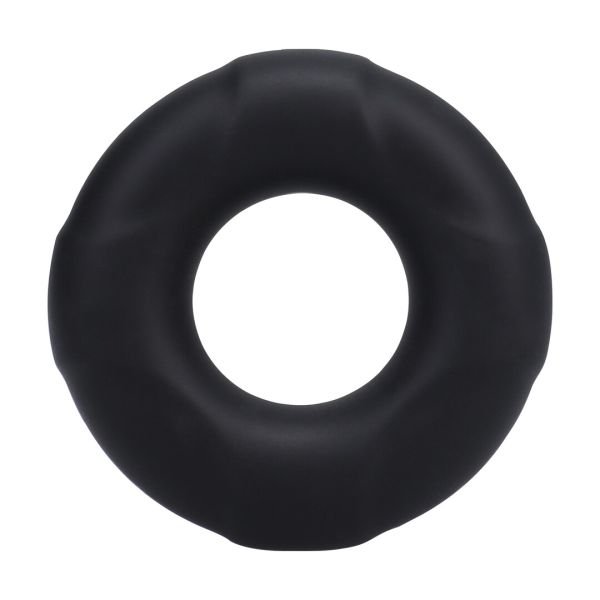 Doc Johnson Lifesaver Zwart Siliconen Donut Cockring