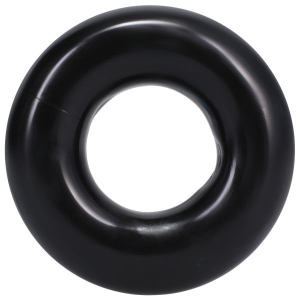 Doc Johnson 3X Donut Zwart TPE Grote Cockring