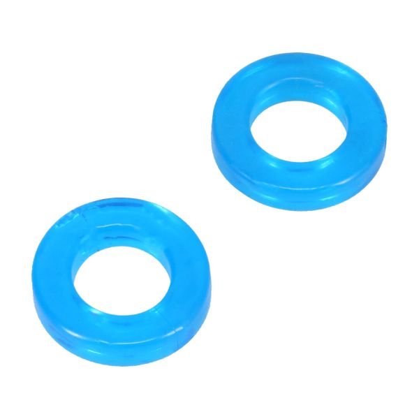 Doc Johnson Siliconen Cockring Double Pack Blauw