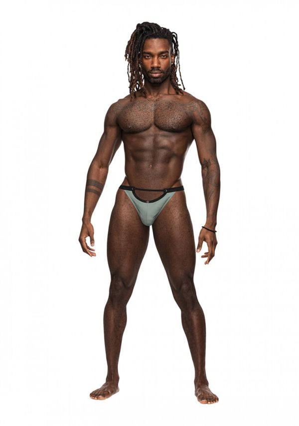 Male Power jade jock met metalen grommet cutout