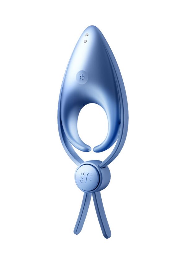Satisfyer Sniper Verstelbare Vibrerende Ring Blauwgrijs