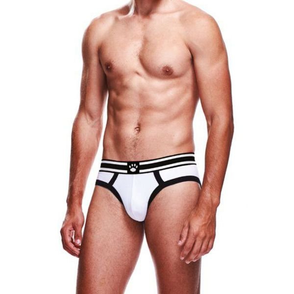 Prowler brief met twee-tone tailleband, poot detail