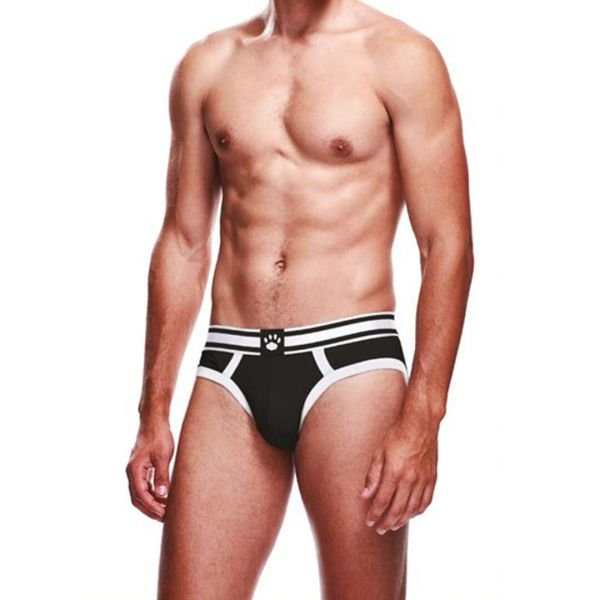 Prowler brief met poot logo, slank kleurvlak