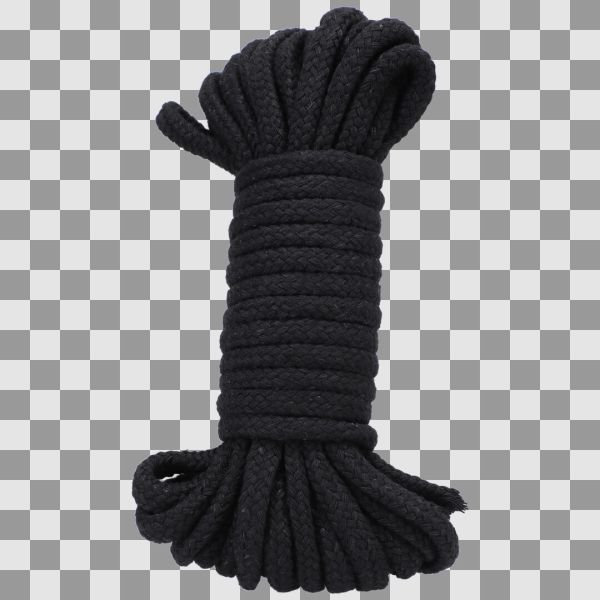 Doc Johnson zwart katoenen touw, 10 meter bondage