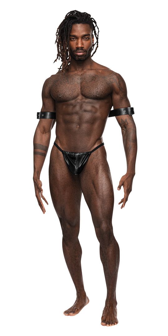 Male Power Pisces leren armboei