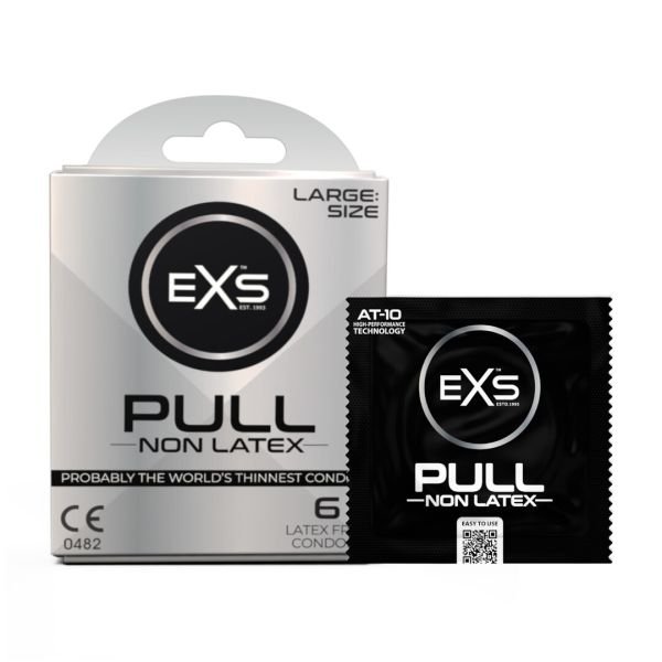 EXS Pull Large Non-Latex Condoms 6-Pack