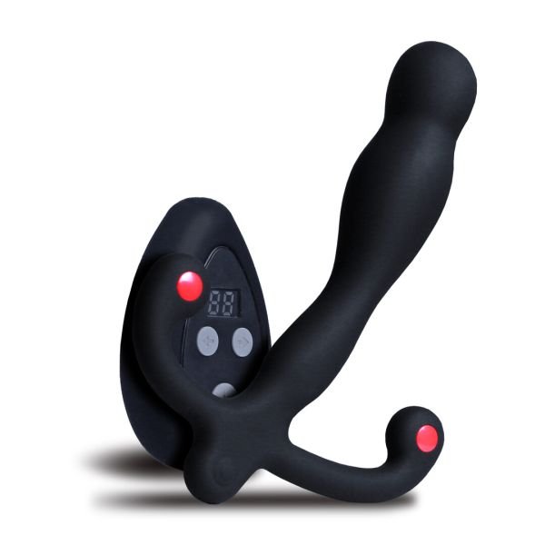 Aneros Eupho Syn V Vibratoire Zwart Siliconen Prostaatmassager