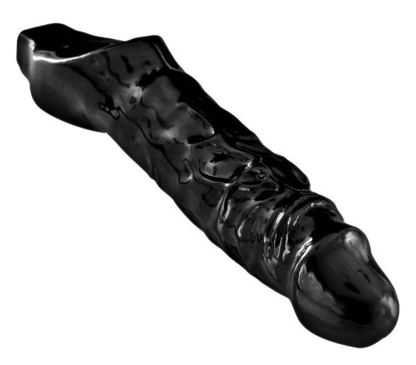 XR Brands Mamba Hol Penisverlenging Sensatie Knopen Zwart
